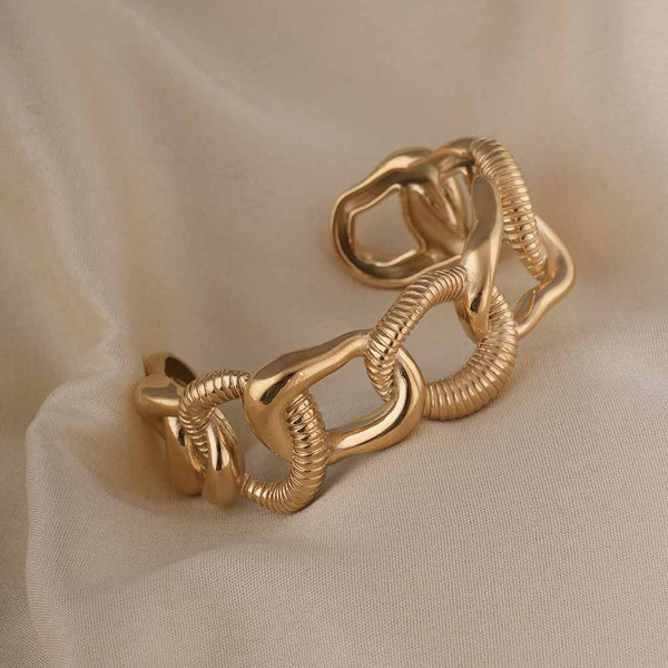 Statement Gold Cuff Bracelet