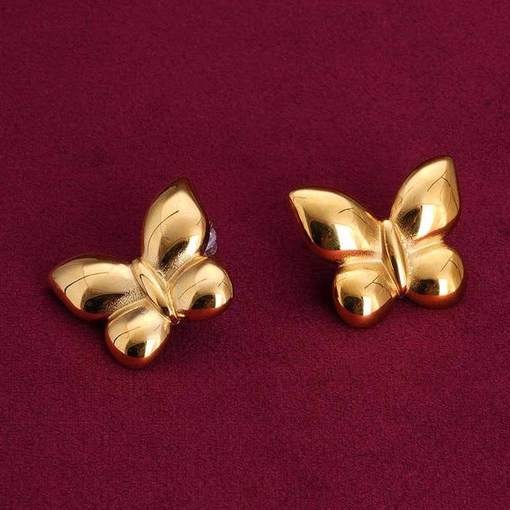 Delicate Butterfly Stud Earrings