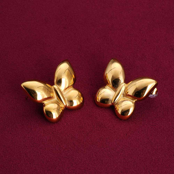 Delicate Butterfly Stud Earrings