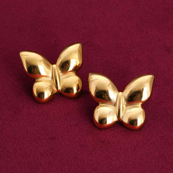 Delicate Butterfly Stud Earrings