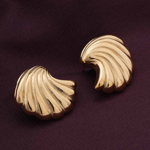 Golden Wings Stud Earrings