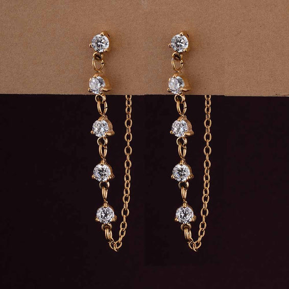 Twinkling Teardrops Drop Earrings