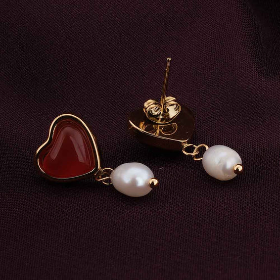 Pearly Love Drops Earrings