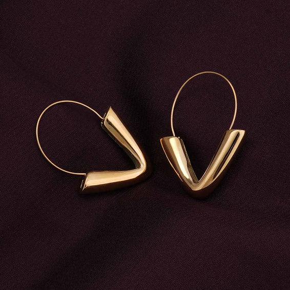 Arcadia Arrowhead Hoop Earrings