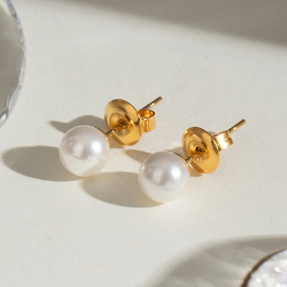 Minimalist Gold Earrings Set