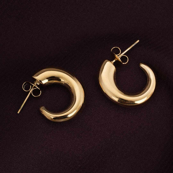 Minimalist Gold Earrings Set