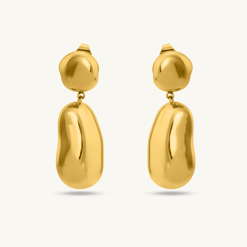 Statement Gold Dangle Earrings