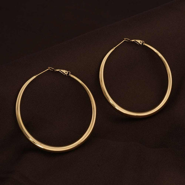 Large Gold Hoop Earrings