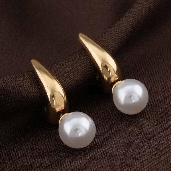 Pearl Moon Earrings