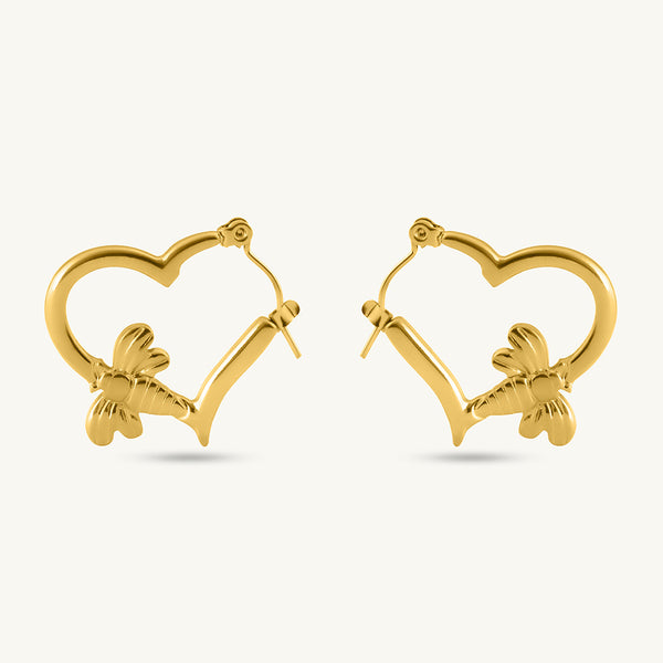 Sweetheart Bee Earrings