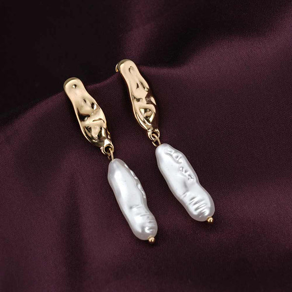 Organic Pearl Earrings