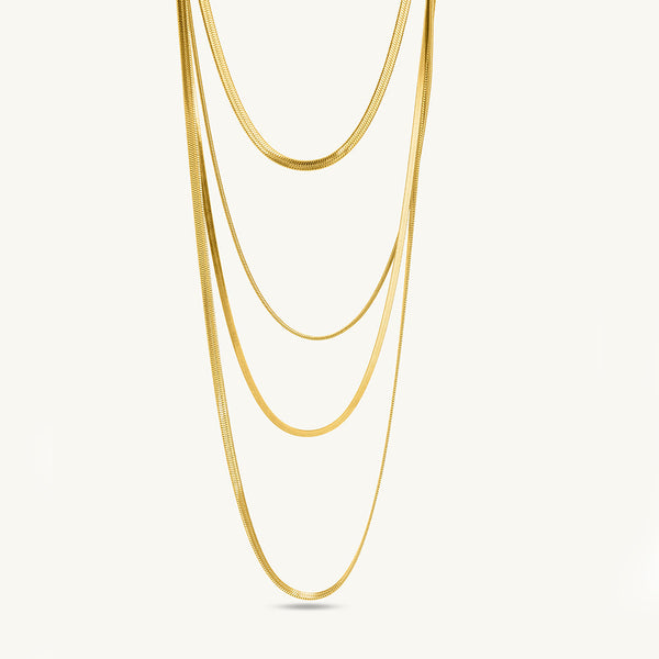 Layered Snake Gold Chain