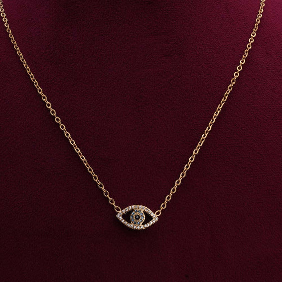 Evil Eye Elegance Gold Necklace