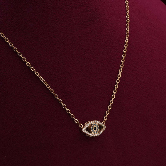 Evil Eye Elegance Gold Necklace