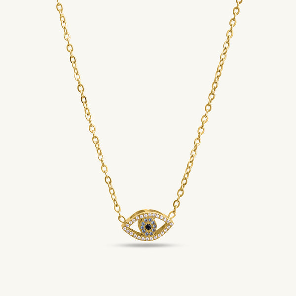 Evil Eye Elegance Gold Necklace