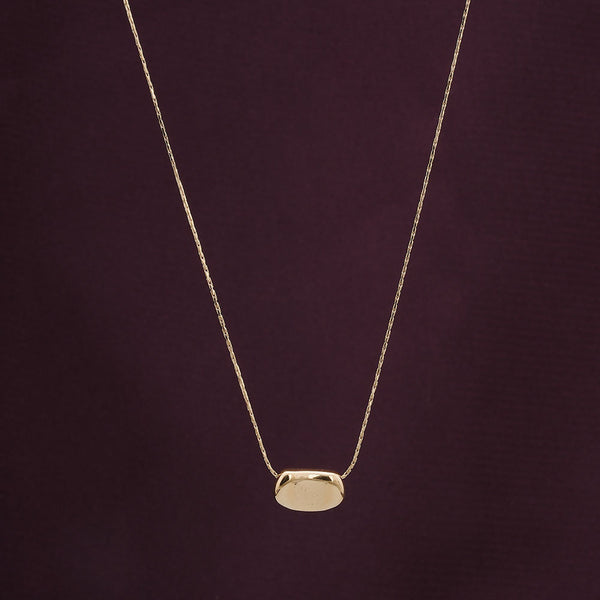 Sunlit Sphere Gold Necklace