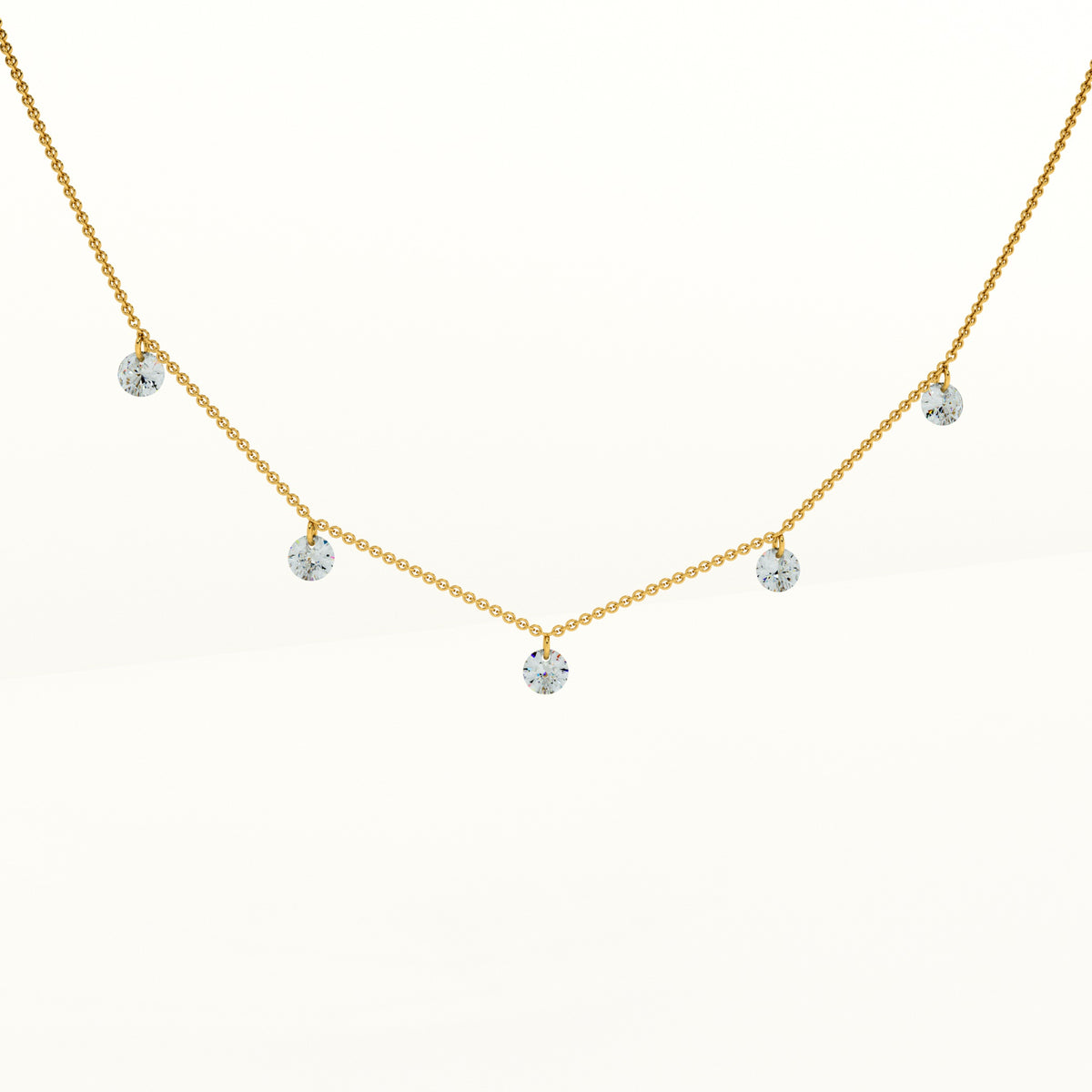 Diamond Dreams Gold Necklace