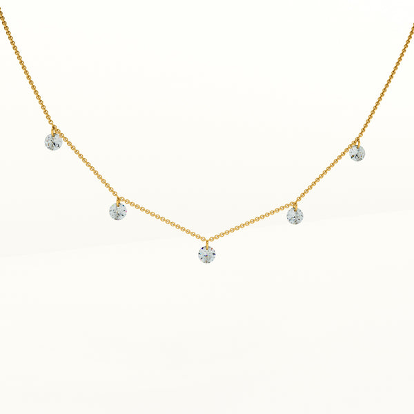 Diamond Dreams Gold Necklace