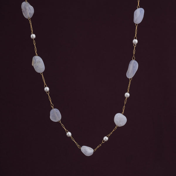 Bead Pearl Gold Necklace