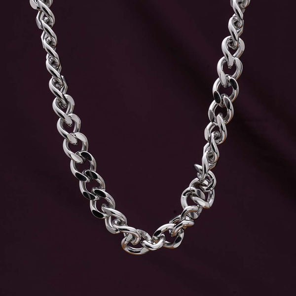 Silver Lining Statement Chain Necklace