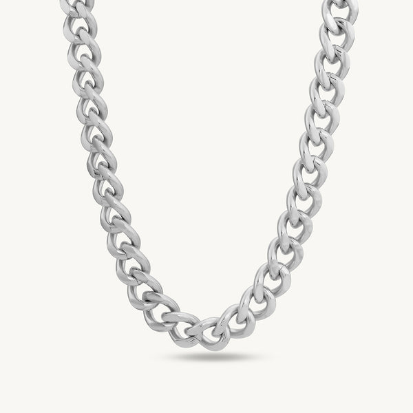 Silver Lining Statement Chain Necklace