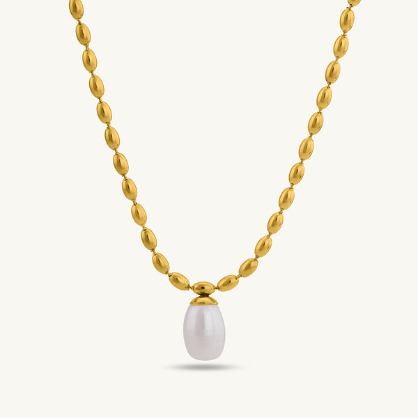 Pearl Seed Chain Necklace