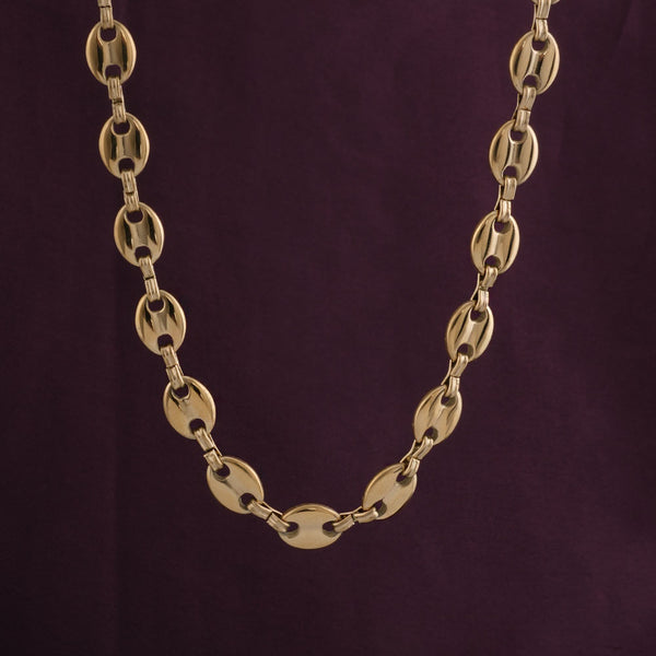 Gold Capsule Link Necklace