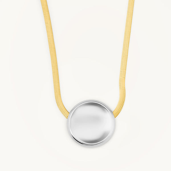 Disc Pendant Necklace