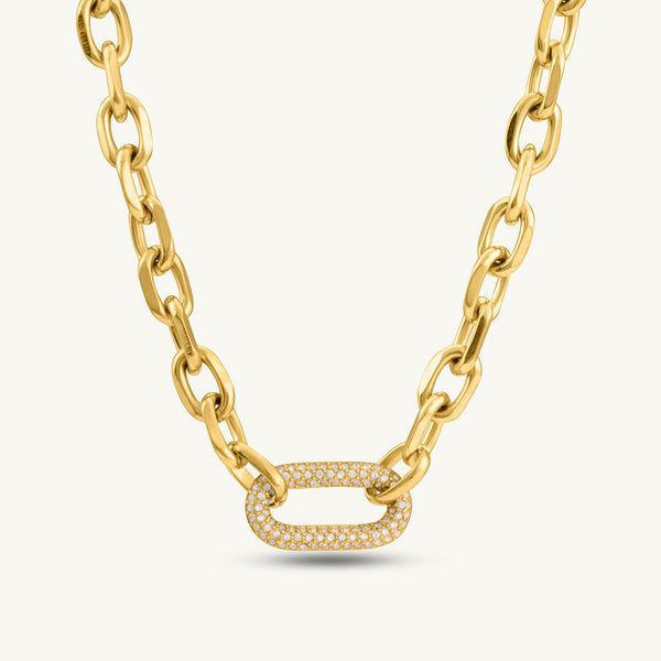 Sparkle Link Chain Necklace