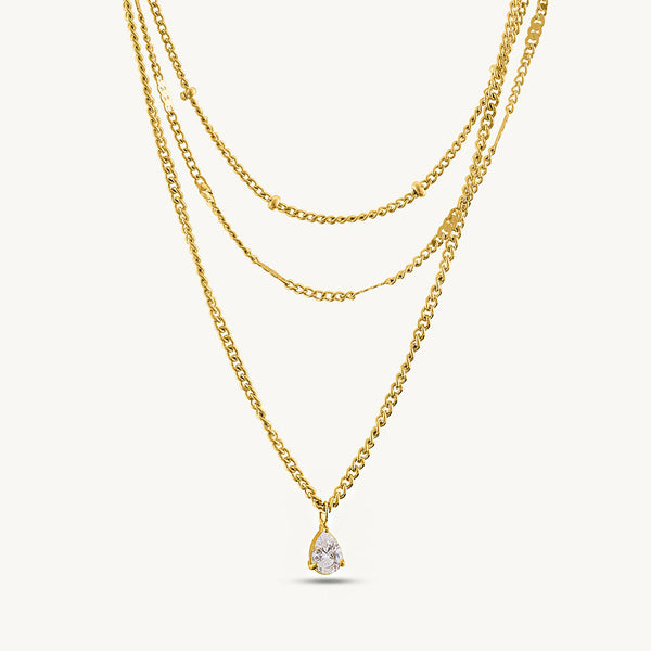 Dainty Layered Gold Necklace