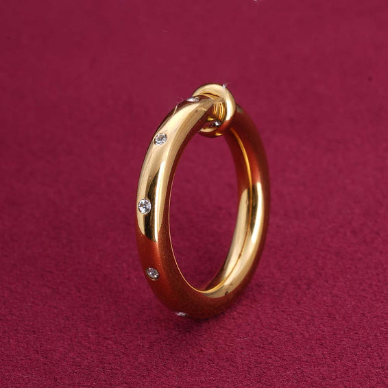 Simple Circular Gold Ring