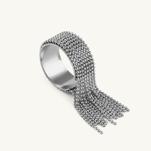Silver Tassel Ring