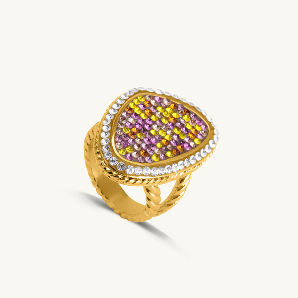 Sparkling Stardust Gold Ring