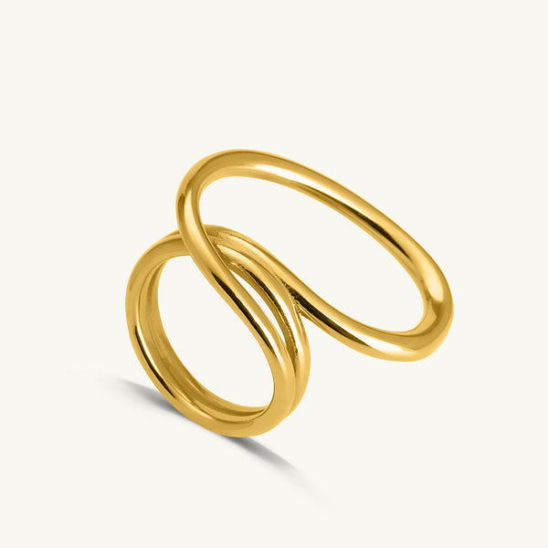 Irregular Modern Gold Ring