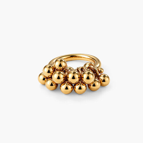 Gold Beads Harmony Ring