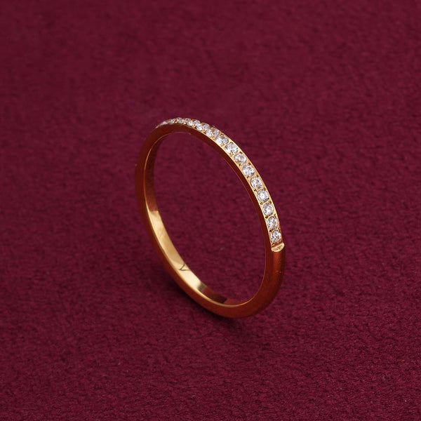 Sparkling Serenity Gold Ring