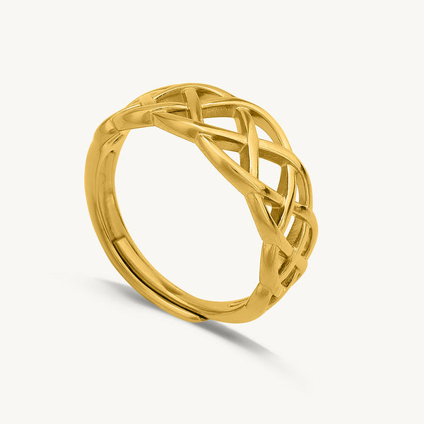 Interlocking Gold Ring