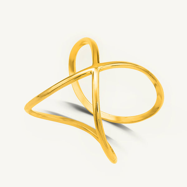 Irregular Cuff Gold Ring