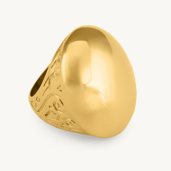 Gold Dome Ring