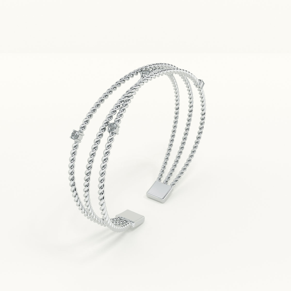 Intertwined 925 Cuff