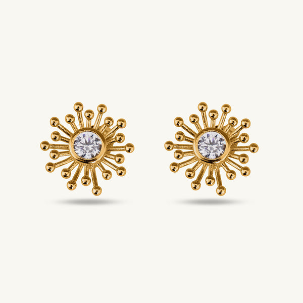 Firework Flicker Studs | 18K Gold Vermeil Plated