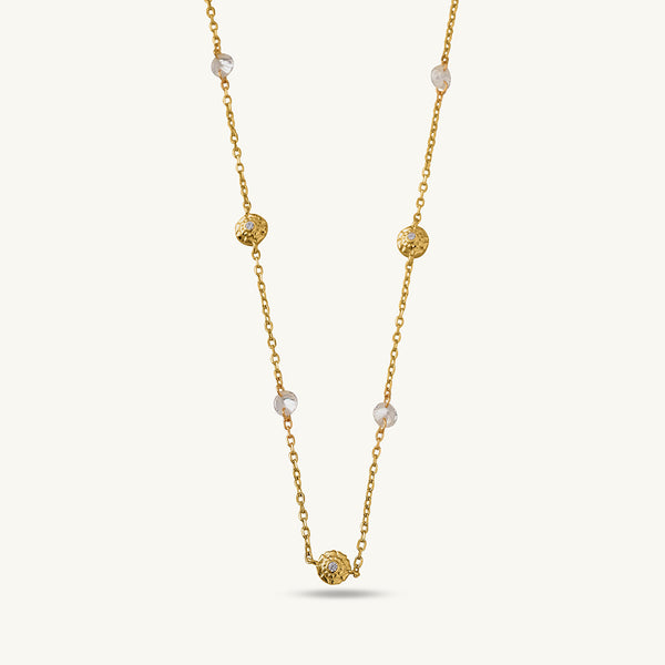 Genda Phool Grace Necklace | 18K Gold Vermeil Plated