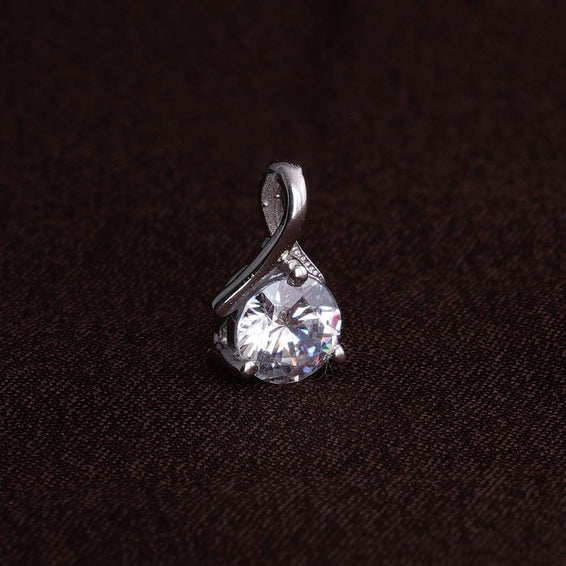 Sparkling Solitaire Pendent