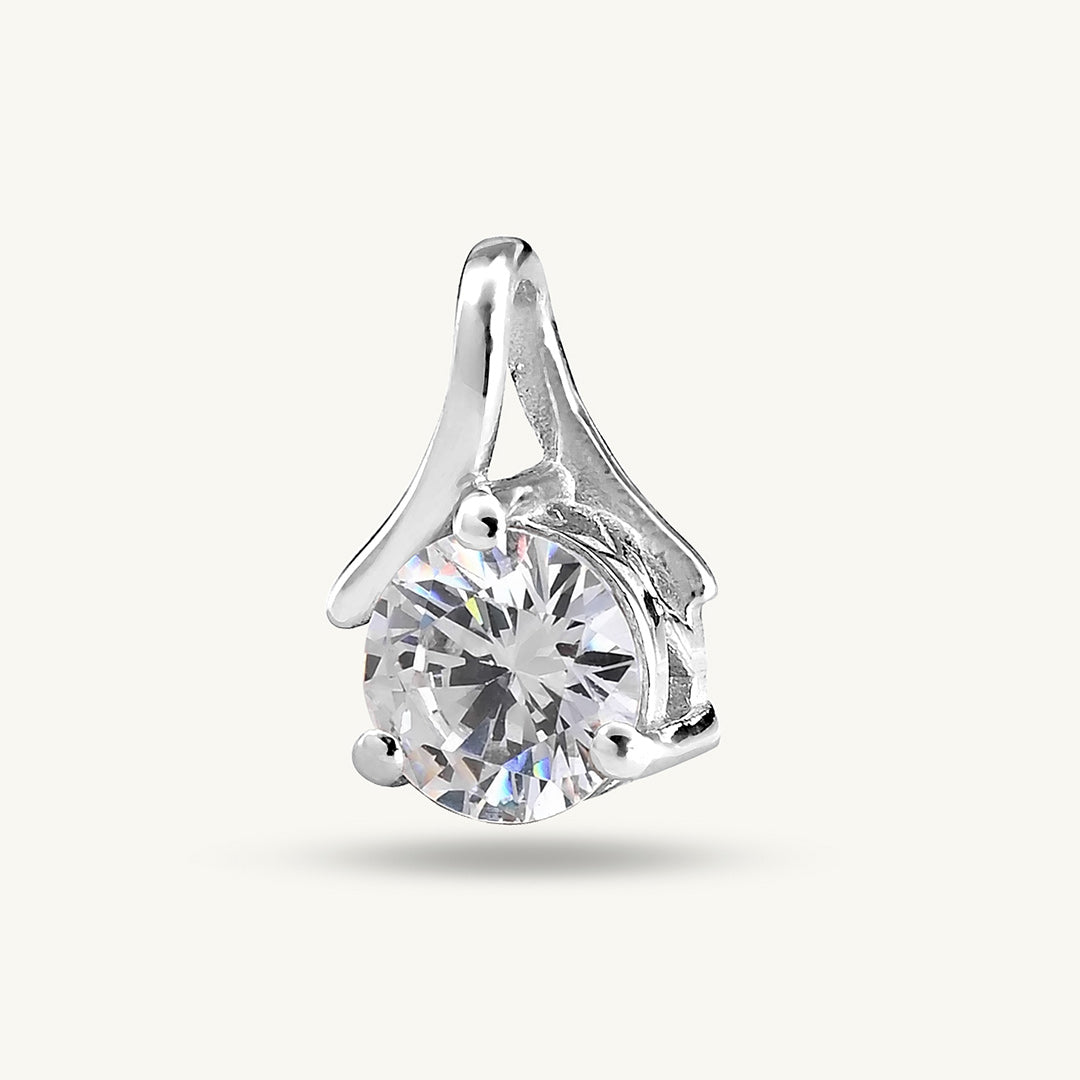 Sparkling Solitaire Pendant