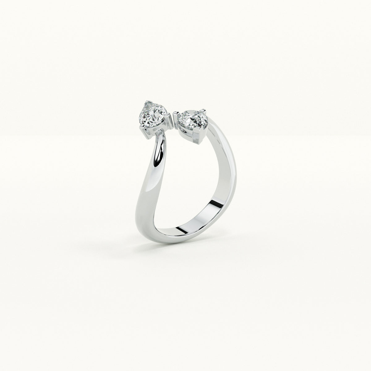 Toi and Moi
Open Silver Ring