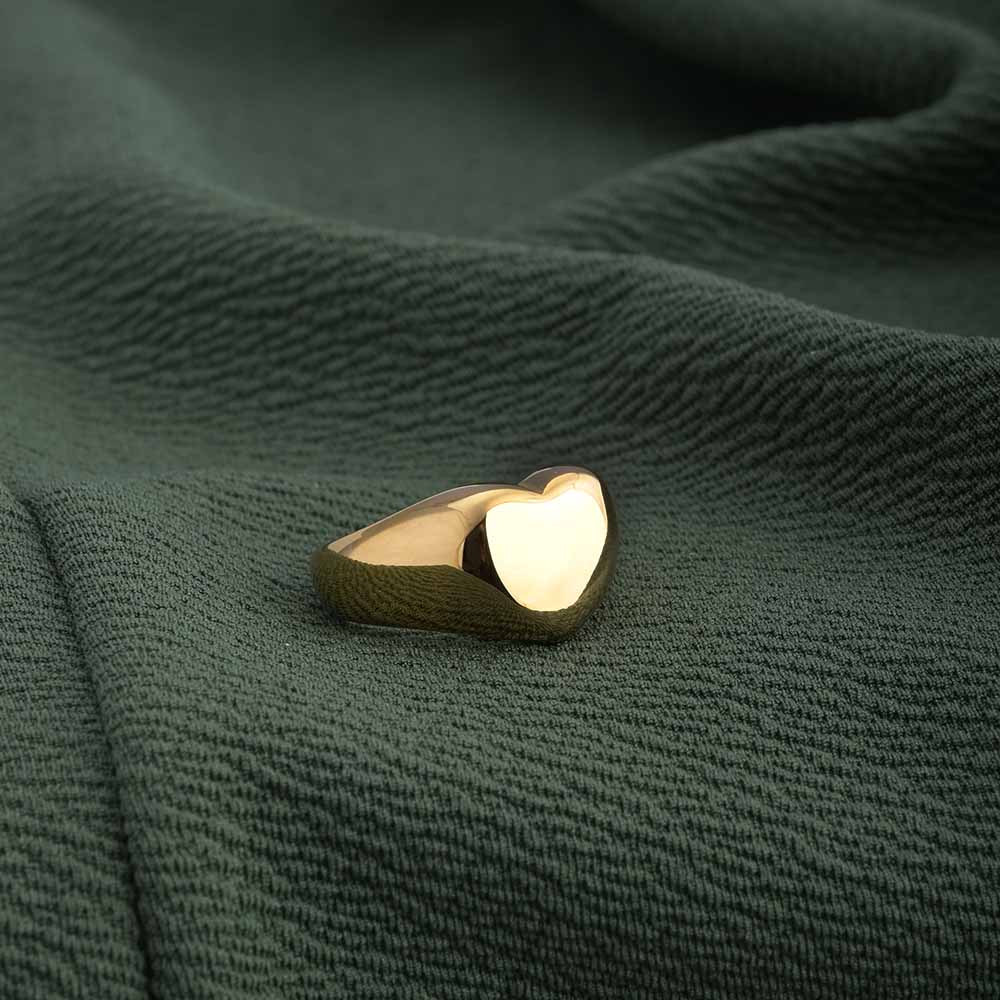 Chunky Heart Ring - view 4
