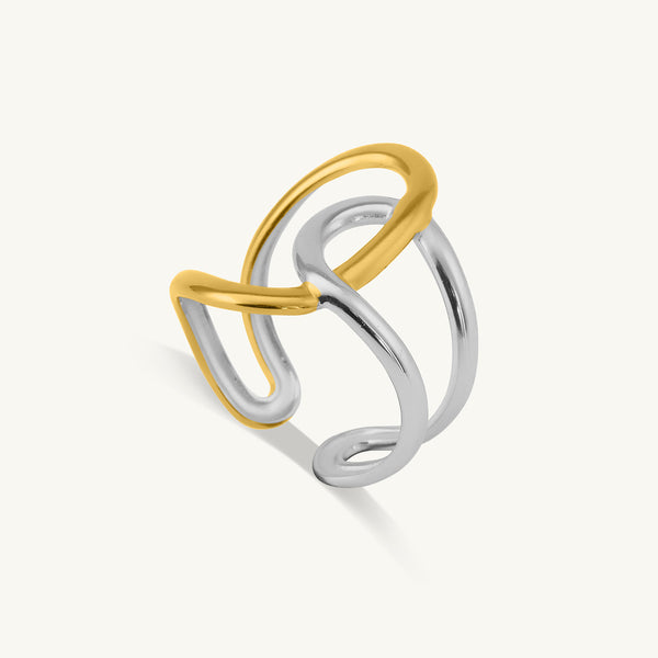 Entwine Dual-Tone Sculpt Ring