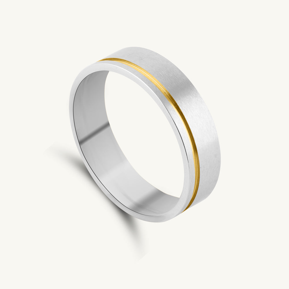 Auric Edge Dual tone Ring