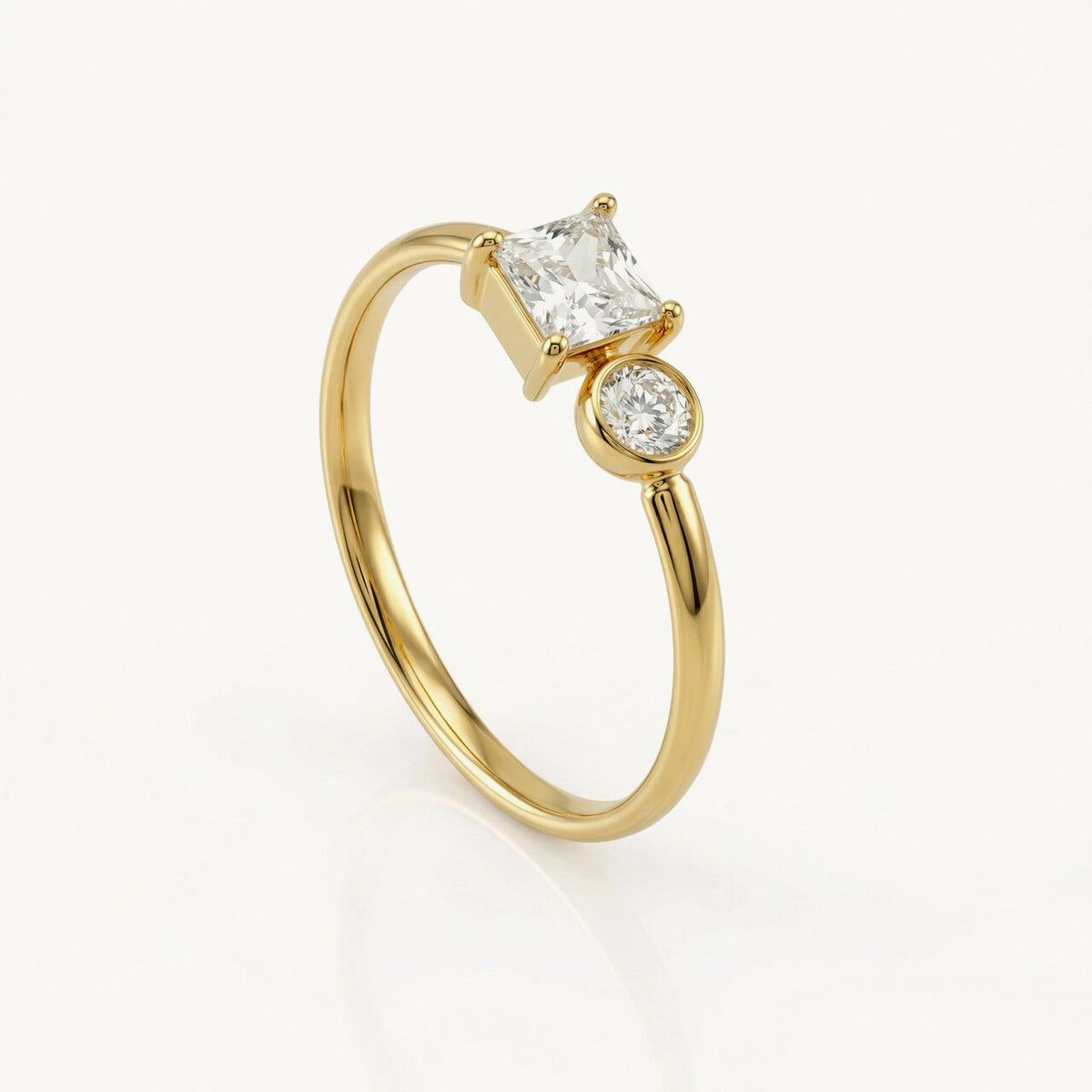 Duo Gem CZ Statement Ring