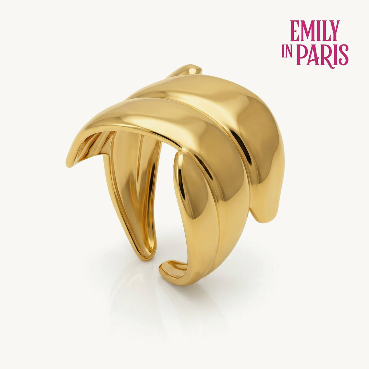 Luxe Wide Sculpted Ring